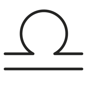 Picto signe astrologique Balance