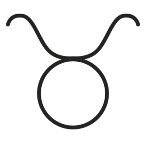 Picto signe astrologique Taureau